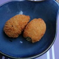 Vegan croquettes at Mitica la Vella in Terrassa