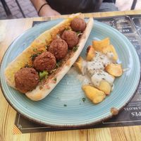 Hostia pilotes (vegano) at Mitica la Vella in Terrassa