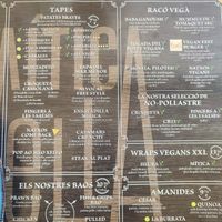 Opciones veganas y vegetarianas at Mitica la Vella in Terrassa
