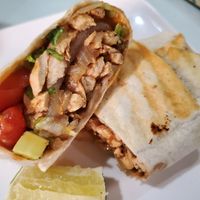 Chicken gyro at Loving Hut in Tampa