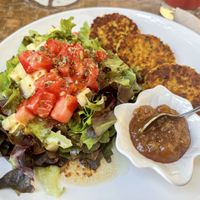 Millet cakes  at Natural Cafe in Mallorca