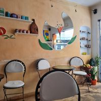 Inside space at Natural Cafe in Mallorca