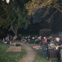 Outdoor documentary screening at Animal Rights Coalition in Minneapolis