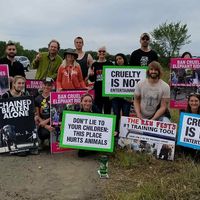 Renaissance Festival protest at Animal Rights Coalition in Minneapolis