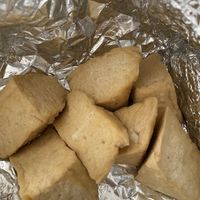 Fried tofu. .. ordered it bc I wasn’t sure if the dishes I got would have enough…well, there was plenty so I ended up with delicious leftovers.    at Maeya in Udon Thani