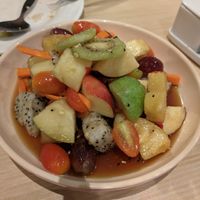 Spicy fruit salad: too sweet at Maeya in Udon Thani