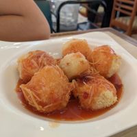 Sweet and sour tofu: very good at Maeya in Udon Thani