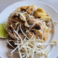 Vegan Phat thai at Maeya in Udon Thani