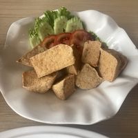 Fried tofu  at Maeya in Udon Thani