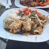 Vegane Ente mit dunkler Soße at GiMyLi in Leipzig