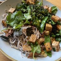 Tofu + greens bowl   at Nash Lane in Mildura