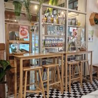 Nice and clean with good AC at Began Vegan in Bangkok