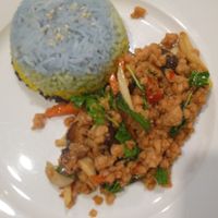 Pad Ga Prao at Began Vegan in Bangkok