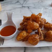 Cauliflower bites at Began Vegan in Bangkok