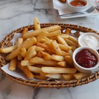 Fries at Began Vegan in Bangkok