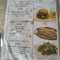 Menu  at Began Vegan in Bangkok