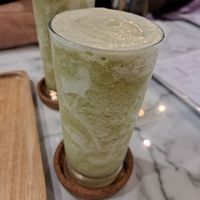 Green detox smoothie at Began Vegan in Bangkok