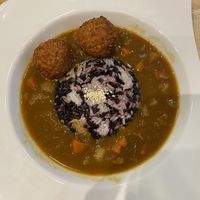 Japanese hot meatballs  at Began Vegan in Bangkok