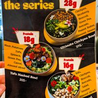 Menu page at Began Vegan at Began Vegan in Bangkok