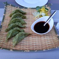 Starter / Vegan gyozas at Sawadika in Zaragoza