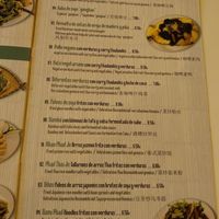 Menú vegano at Sawadika in Zaragoza