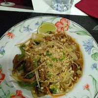 Padthai con nopollo / padthai with no-chicken at Sawadika in Zaragoza