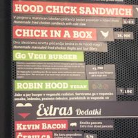 robin hood burger at Hood Burger in Ljubljana