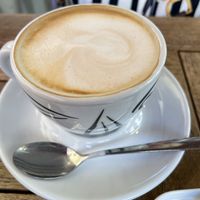 Cappuccino con soya latte   at Bar Centrale in Riomaggiore