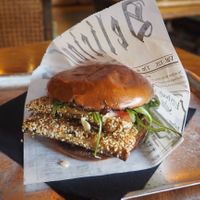 Tofu burger at 45 Special in Oulu