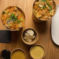 Everything is delivered in environmental friendly boxes  at Vy in Hamburg