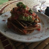 Nachos at Ylang Ylang Beach Resort Restaurant in Montezuma
