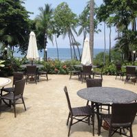 view at Ylang Ylang Beach Resort Restaurant in Montezuma