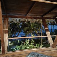 View from Yoga Studio Dining Area at Ylang Ylang Beach Resort Restaurant in Montezuma