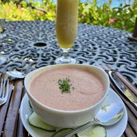 Gazpachoo  at Ylang Ylang Beach Resort Restaurant in Montezuma