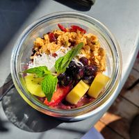 Acai bowl at Fuel in Yomitan