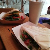Tender Jack Burger, The Vegan Burger and The Ferrero Rocher Smoothie at Frocals Kings Beach in Caloundra