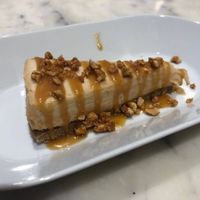 Caramel cheesecake - highly recommended at Igen in Budapest