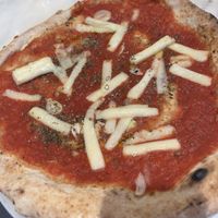 marinara with vegan cheese  at Igen in Budapest