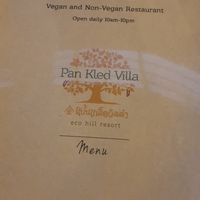 Menu at Shann Cafe  in Chiang Rai