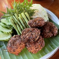 Larb quinoa, 120 baht  at Shann Cafe  in Chiang Rai