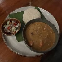 Massaman curry  at Shann Cafe  in Chiang Rai