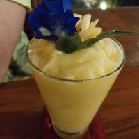 Pineapple smoothie at Shann Cafe  in Chiang Rai