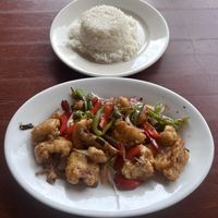  Crispy Cauliflower - one of the house specialties!  at Vegan Kitchen in Naples