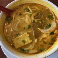 Laksa bowl  at Vegan Kitchen in Naples