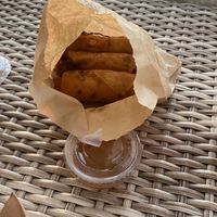 Crunchy rolls  at Vegan Kitchen in Naples