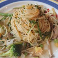 White wine spaghetti NTD200 at Egg Milk Tree 蛋奶樹 in Taipei