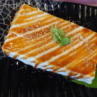 Tofu with peanut sauce 花生豆腐 at Lǜ Dǎo ZhúWū MěiShí Chéng 綠島竹屋美食城 in Green Island