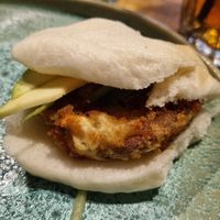 The tofu bao bun (way too dry) at Kaoo in Vienna