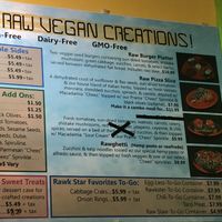 Menu   at Rawk Star Cafe and Marketplace in Oldsmar