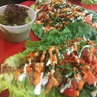 Tacos with Guac! This was a special, so it isn't permanently on the menu. It was so great! at Rawk Star Cafe and Marketplace in Oldsmar